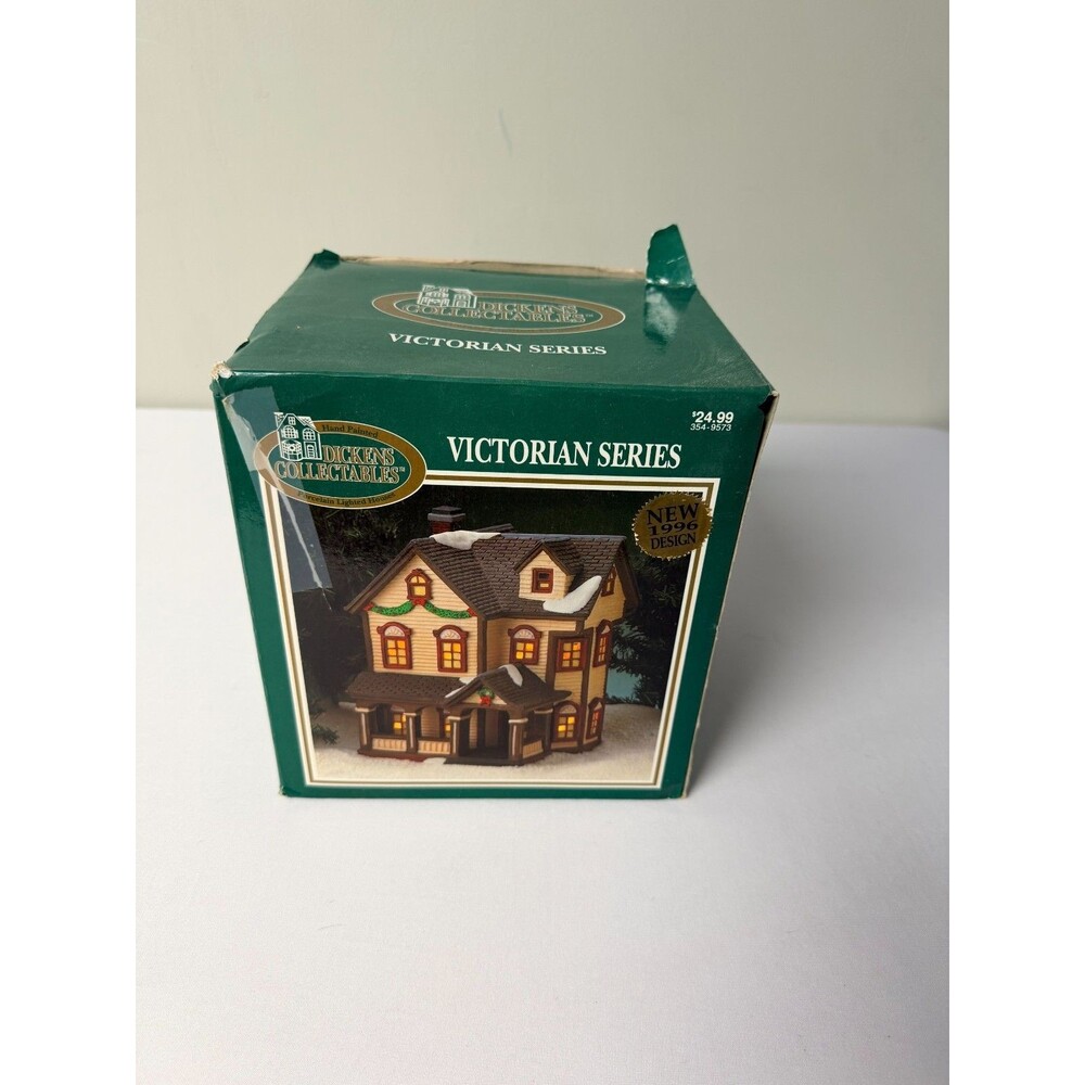 Dickens Collectables Victorian Series 1996 Lighted House 354-9573 Box